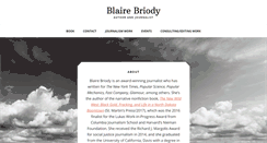 Desktop Screenshot of blairebriody.com